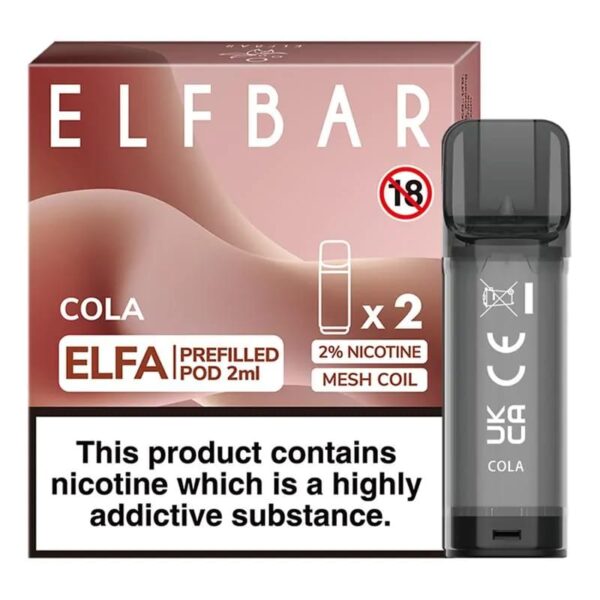 Elfbar elfa prefilled pods 20mg - 2pk