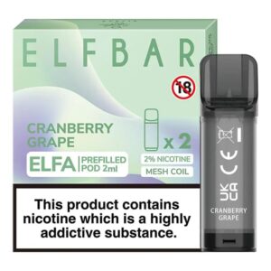 Elfbar elfa prefilled pods 20mg - 2pk